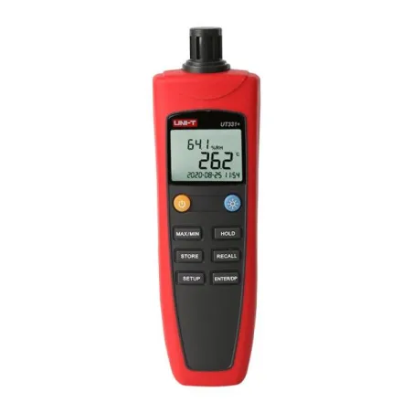 Medidor Termohigrometro Digital de Temperatura Humedad HUMEDAD UsbC SoftwarePC UNI-T UT-331+ UNI-T-Medidor Termohigrometro Digit
