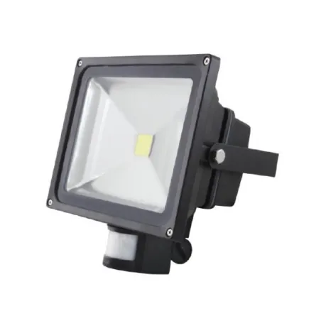 Reflector Led 50W Luminaria con Sensor de Movimiento LuzDia Fulgore FU1388