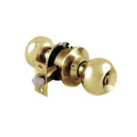 Cerradura Pomo Esfera MecanismoCilindrico Dormitorio LlaveBoton TopForge PF0080 topforge-Cerradura Pomo Esfera MecanismoCilindri