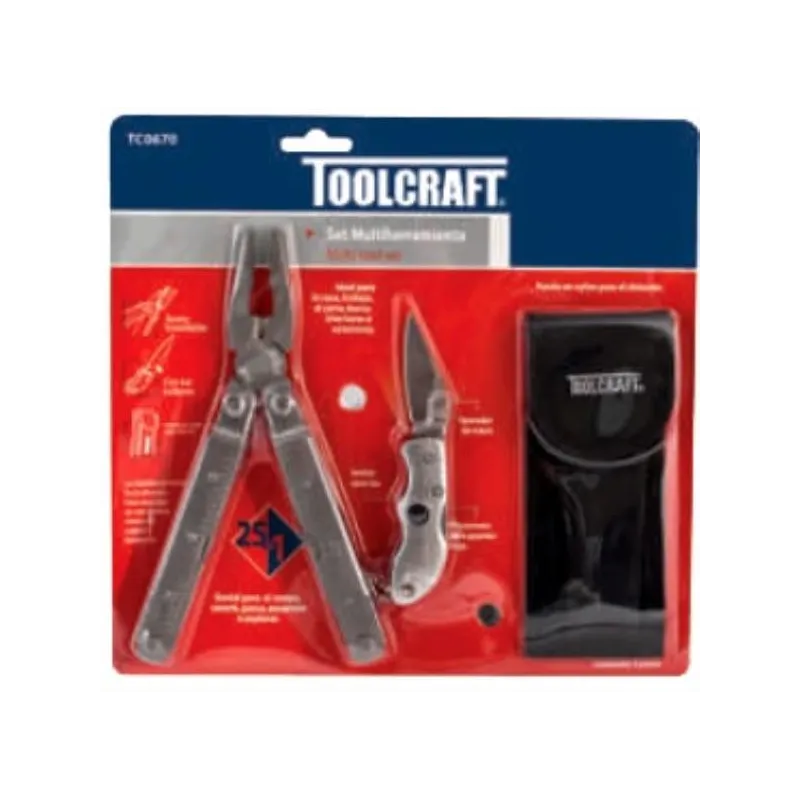 Multiherramientas 25 en 1 Set 3Piezas Toolcraft TC0670