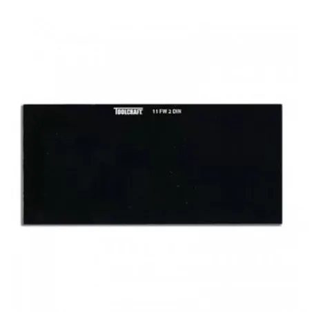  Vidrio para careta sombra 11 rectangular x100unidades Toolcraft TC1055 83.050847 Vidrio para careta sombra 11 rectangular x100u