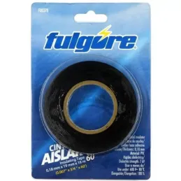 Cinta Aislante 19mm x18m Negro Fulgore FU0378 Fulgore-Cinta Aislante 19mm x18m Negro Fulgore FU0378 -FU0378- 2