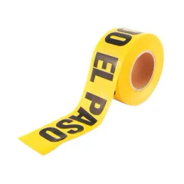 Cinta de Advertencia 3" x300m PROHIBIDO EL PASO Barricada Toolcraft TC0996 ToolCraft-Cinta de Advertencia 3" x300m PROHIBIDO EL 