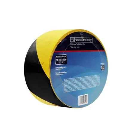  Cinta Señalizacion 50mm x30m Amarillo Negro Autoadherible Toolcraft TC5098 8.728814 Cinta Señalizacion 50mm x30m Amarillo Negro