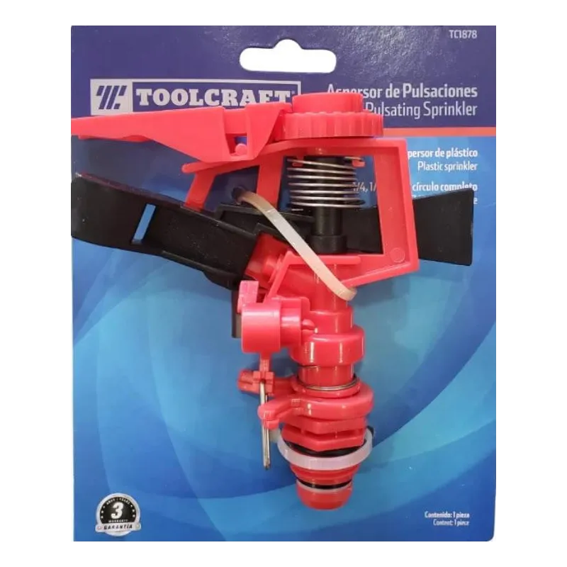 Aspersor Riego con Cabeza de Plástico Toolcraft TC1878