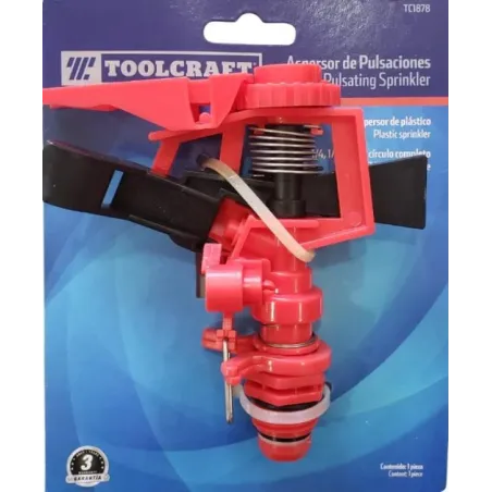  Aspersor Riego con Cabeza de Plástico Toolcraft TC1878 6.610169 Aspersor Riego con Cabeza de Plástico Toolcraft TC1878 Cabeza y