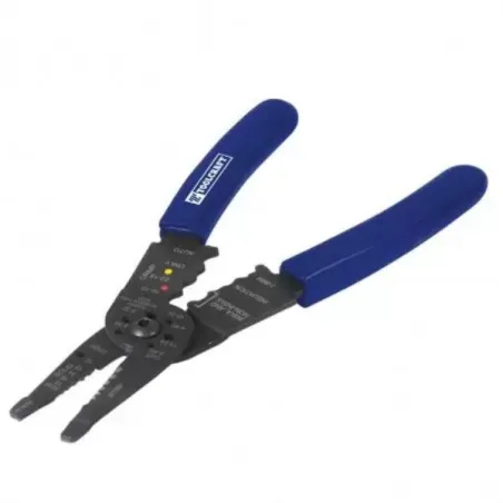 Alicate de Pelacables 8" corte y crimpado Toolcraft TC4618