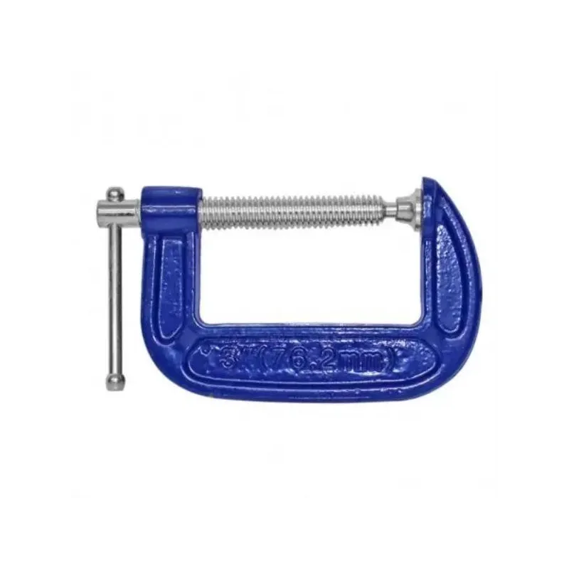 Prensas Nodular 3" TipoC Toolcraft TC1453 ToolCraft-Prensas Nodular 3" TipoC Toolcraft TC1453 Husillo maquinado con manija desli