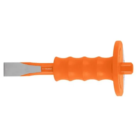  Cincel Plano 8" Cuña 7/8" con Grip , acero al cromo vanadio, protege la mano, C-7/8X8G 12277 Truper 15.847458 Cincel Plano de 8