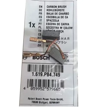 Escobillas Carbones GWS 700 Bosch 1619PB4749 Bosch-Escobillas Carbones GWS 700 Bosch 1619PB4749 -1619.PB4.749-000- 1