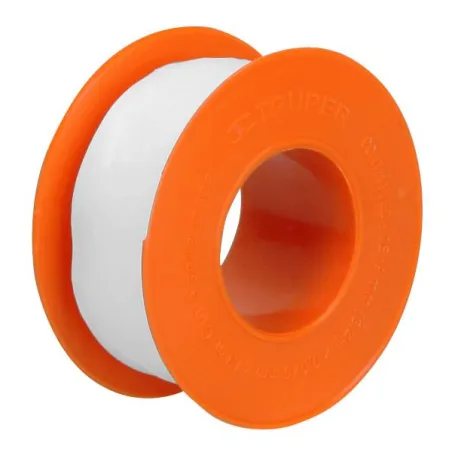  Teflon Sella Roscas 3/4" x13m E0.075mm sellar y prevenir fugas Truper 12513 1.186441 Teflon Sella Roscas 13m Ancho 3/4" Espesor