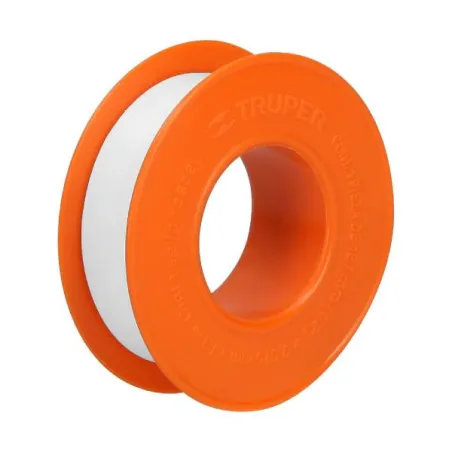  Teflon Sella Roscas 1/2" x13m E0.075mm sellar y prevenir fugas Truper 12512 0.847458 Teflon Sella Roscas 13m Ancho 1/2" Espesor