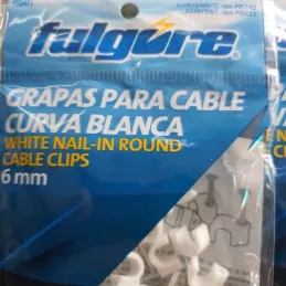 Grapas U 6mm Bolsa 100pza Blanco Fulgore FU0471 Fulgore-Grapas U 6mm Bolsa 100pza Blanco Fulgore FU0471 -FU0471- 3