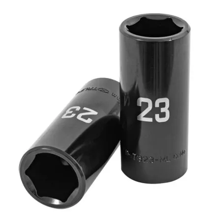  Dados 23mm E1/2 Impacto Tubulares Hexagonales CrMolibdeno, Truper 100922 15.423729 Dado Hexagonales 23mm E1/2 Impacto Tubulares