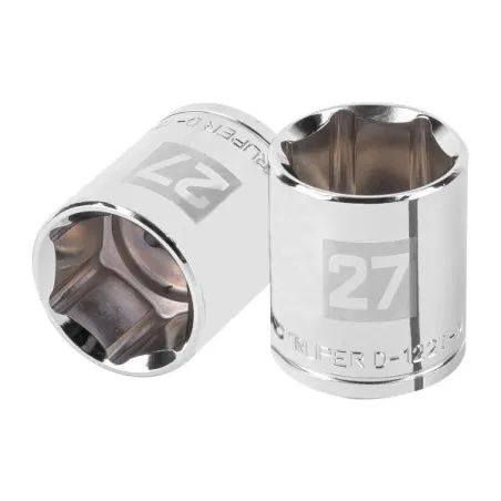  Dados 27mm E1/2 Hexagonales CrVanadio, Truper 101007 7.542373 Dados 27mm E1/2 Hexagonales CrVanadio, Truper 101007 Fabricado en