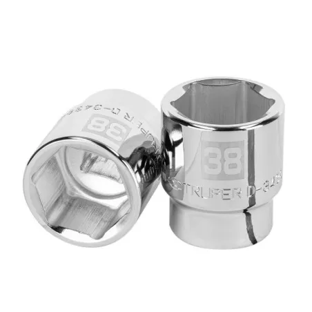  Dados 38mm E3/4 Hexagonales CrVanadio, Truper 14989 30.508475 Dados 38mm E3/4 Hexagonales CrVanadio, Truper 14989 Fabricados en