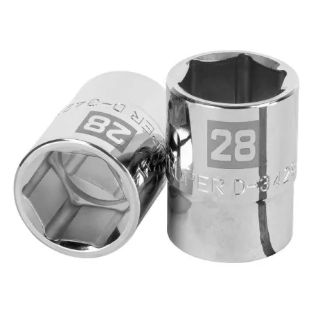  Dados 28mm E3/4 Hexagonales CrVanadio, Truper 14977 20.338983 Dados 28mm E3/4 Hexagonales CrVanadio, Truper 14977 Fabricados en
