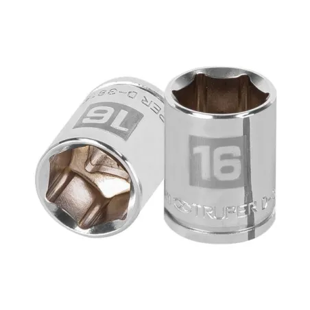  Dados 16mm E3/8 Hexagonales CrVanadio, Truper 13680 3.220339 Dados 16mm E3/8 Hexagonales CrVanadio, Truper 13680 Fabricados en 