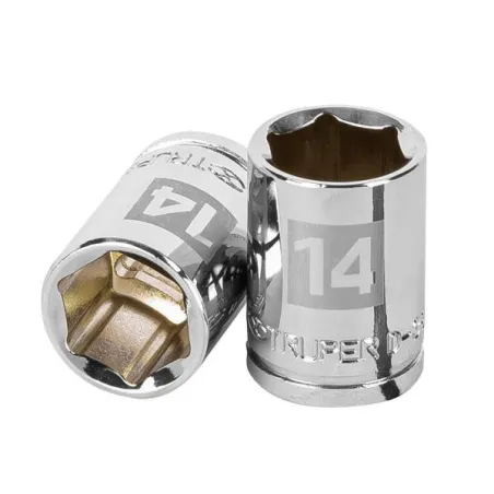  Dados 14mm E3/8 Hexagonales CrVanadio, Truper 13678 3.135593 Dados 14mm E3/8 Hexagonales CrVanadio, Truper 13678 Fabricados en 