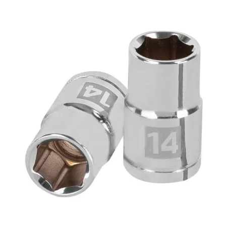  Dados 14mm E1/2 Hexagonales CrVanadio, Truper 13264 4.067797 Dados 14mm E1/2 Hexagonales CrVanadio, Truper 13264 Fabricados en 