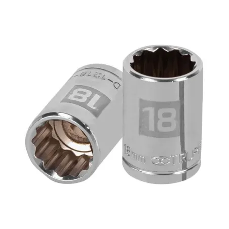  Dados 18mm E1/2 Poligonales CrVanadio, Truper 13532 4.745763 Dados 18mm E1/2 Poligonales CrVanadio, Truper 13532 Fabricados en 