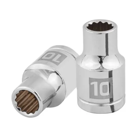  Dados 10mm E1/2 Poligonales CrVanadio, Truper 13524 4.067797 Dados 10mm E1/2 Poligonales CrVanadio, Truper 13524 Fabricados en 