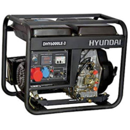Generador Electrico Diesel 5KW 220v Hyundai DHY6000LE3