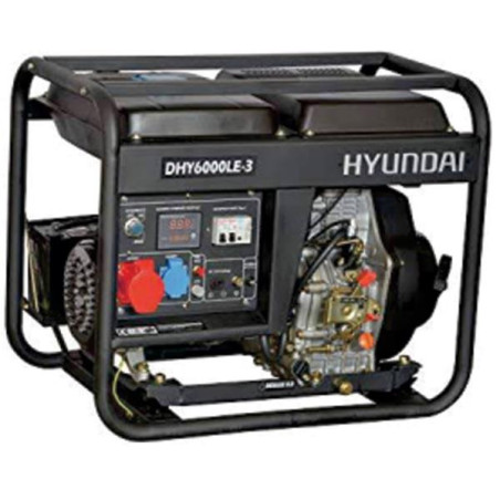 Generador Electrico Diesel 5KW 220v Hyundai DHY6000LE3
