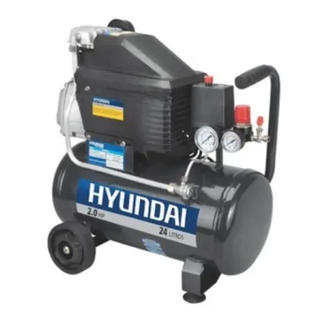Compresoras de Aire 24L 2HP Hyundai HYAC24D 6900001 Hyundai-Compresoras de Aire 24L 2HP Hyundai HYAC24D 6900001 Voltaje 220v  Fr