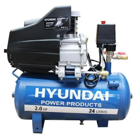 Compresoras de Aire 24L 2HP Acople Direct Hyundai HYHM24D Hyundai-Compresoras de Aire 24L 2HP Acople Direct Hyundai HYHM24D Volt