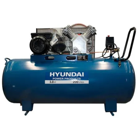 Compresoras de Aire 200L 3HP Acople Corr Hyundai HYHM200