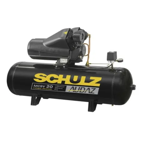 Compresoras de Aire 200L 5HP Horizontal MCSV20/200 200L-PRESOS Schulz 932.7553-0 7864.40678 Compresoras de Aire 200L 5HP Horizo