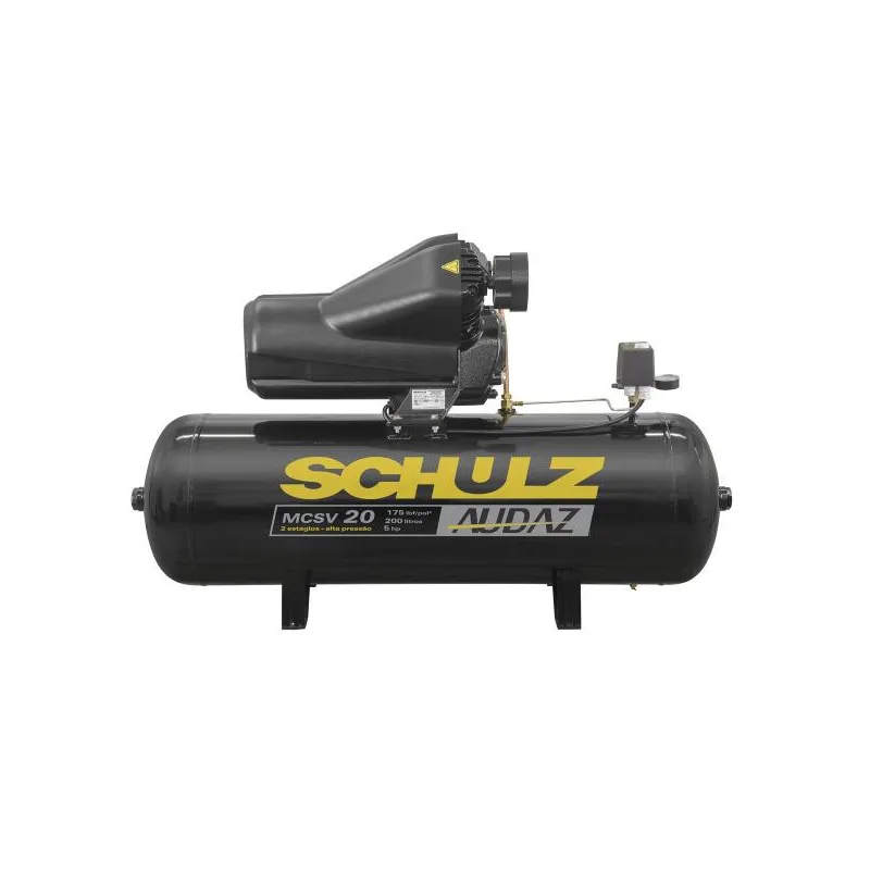 Compresoras de Aire 200L 5HP Horizontal MCSV20/200 Schulz 932.7554-0