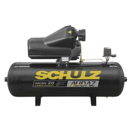 Compresoras de Aire 200L 5HP Horizontal MCSV20/200 Schulz 932.7554-0