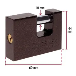  Candados Antipalanca 60mm S3 Hierro Hermex 22516 12.118644 Candados Antipalanca 60mm S3 Hierro Hermex 22516 Cuerpo de hierro co