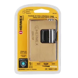 Candados Antipalanca 75mm S6 Hermex 23512 Hermex-Candados Antipalanca 75mm S6 Hermex 23512 Cuerpo de latón con acabado pulido Se