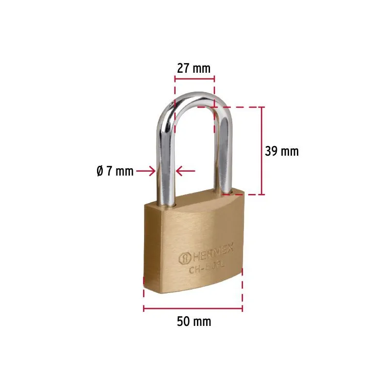 Candados Seguridad Candando De Seguridad Lockers 50mm