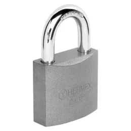 Candados 32mm S3 Hierro Hermex 43791 Hermex-Candados 32mm S3 Hierro Hermex 43791 Cuerpo de hierro en una sola pieza y gancho cor
