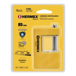 Candados Antipalanca 85mm S6 Recubrimiento ABS Hermex 27088 Hermex-Candados Antipalanca 85mm S6 Recubrimiento ABS Hermex 27088 C