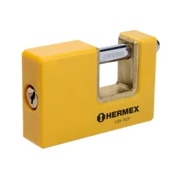 Candados Antipalanca 75mm S5 2Llaves Hermex 23524 Hermex-Candados Antipalanca 75mm S5 2Llaves Hermex 23524 Cuerpo metálico recub