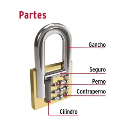 Candados 40mm S2 Hierro 2llaves Hermex 23518 Hermex-Candados 40mm S2 Hierro 2llaves Hermex 23518 Cuerpo de hierro con acabado co