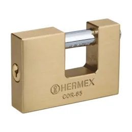 Candados Antipalanca 65mm S7 2Llaves Hermex 43356 Hermex-Candado Antipalanca 65mm Seguridad 7, cierre de balin incluye 2 Llaves 