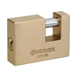 Candados Antipalanca 50mm S7 2Llaves Hermex 43355 Hermex-Candado Antipalanca 50mm Seguridad 7, cierre de balin incluye 2 Llaves 