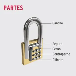 Candados 20mm S1 2Piezas 2llaves Hermex 23513 Hermex-Candados 20mm S1 2Piezas 2llaves Hermex 23513 Cuerpo de latón sólido con ac