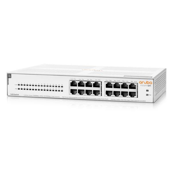 Switch Aruba Instant On 1430 16-Port PoE Unmanaged HPE R8R48A