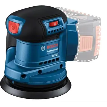 Lijador Orbital GEX 185-LI Brushless Baretool SinBateriaCargador Bosch 06013A50E0 Bosch-Lijador Orbital GEX 185-LI Brushless Bar