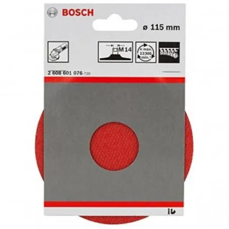  Platos de Goma Velcro 115mm Amoladora M14 Bosch 2608601076 22.881356 Platos de Goma Velcro 115mm Amoladora M14 Bosch 2608601076