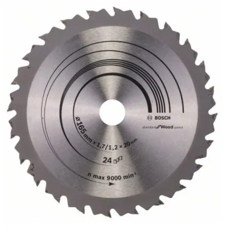 Discos Sierra 165mm 24D SpeedLine Madera Bosch 2608642601 Bosch-Discos Sierra 165mm 24D SpeedLine Madera Bosch 2608642601 -2608.