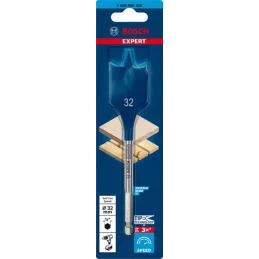 Brocas Mecha Plana 32mm x152mm Expert Madera Bosch 2608900326 Bosch-Brocas Mecha Plana 32mm x152mm Expert Madera Bosch 260890032