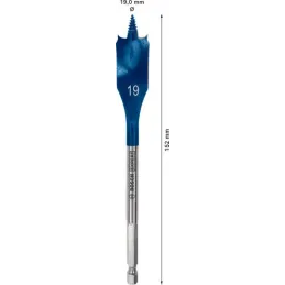 Brocas Mecha Plana 19mm x152mm Expert Madera Bosch 2608900318 Bosch-Brocas Mecha Plana 19mm x152mm Expert Madera Bosch 260890031